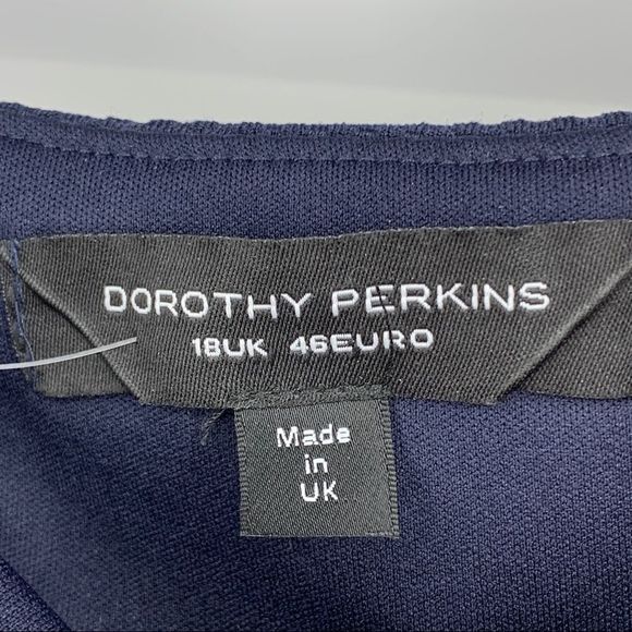 Dorothy Perkins 14 black off shoulder dress summer - Picture 3 of 7